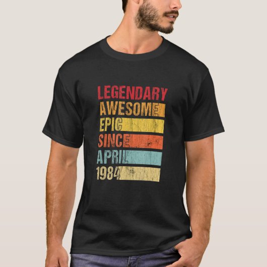 Geweldige epic sinds april 1984 ii T-shirt (Voorkant)