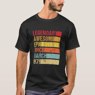Geweldige epic sinds maart 1979 ii T-shirt