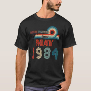 Geweldige epische legende sinds mei 1984 38ste ver t-shirt
