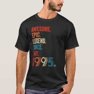 Geweldige epische legende sinds mei 1995 27e verja t-shirt