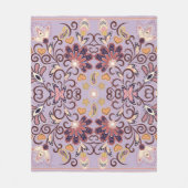 Geweldige etnische indiaanse bloemen. Mooie versie Fleece Deken (Voorkant)