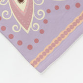 Geweldige etnische indiaanse bloemen. Mooie versie Fleece Deken (Hoek)