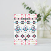 Geweldige etnische stammenpatroon briefkaart (Staand voorkant)