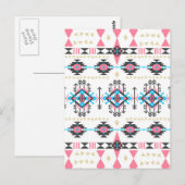 Geweldige etnische stammenpatroon briefkaart (Voorkant / Achterkant)