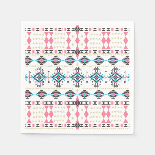 Geweldige etnische stammenpatroon servetten (Voorkant)