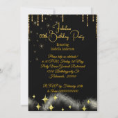 Geweldige etnische verjaardag gouden crème champag kaart (Achterkant)