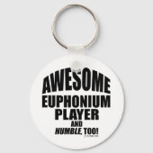 Geweldige Euphonium Player Sleutelhanger (Voorkant)