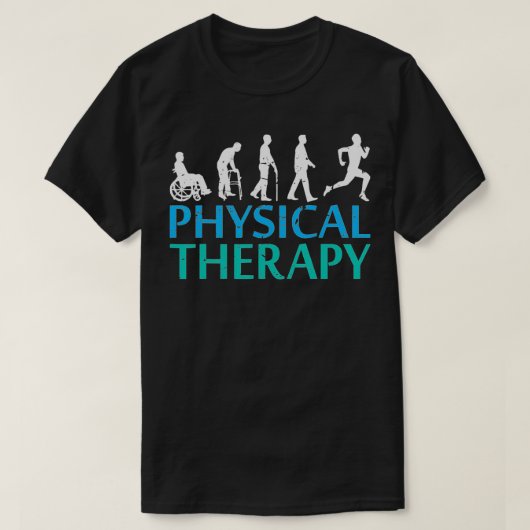 Geweldige evolutie van de fysieke therapie t-shirt (Design voorkant)