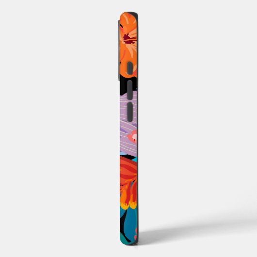Geweldige exotische bloemen Case-Mate iPhone case (Achterkant / Links)