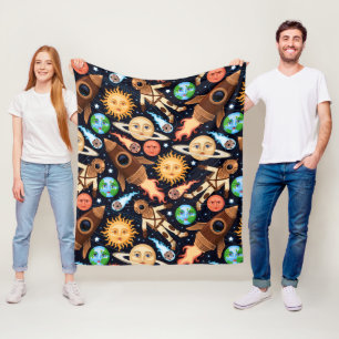 Geweldige Explorer Kids Fleece Dekbed Deken