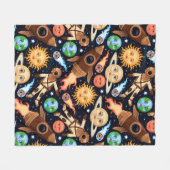 Geweldige Explorer Kids Fleece Dekbed Deken (Voorkant (Horizontaal))