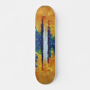 Geweldige extreme abstracte grafische vormgeving v persoonlijk skateboard