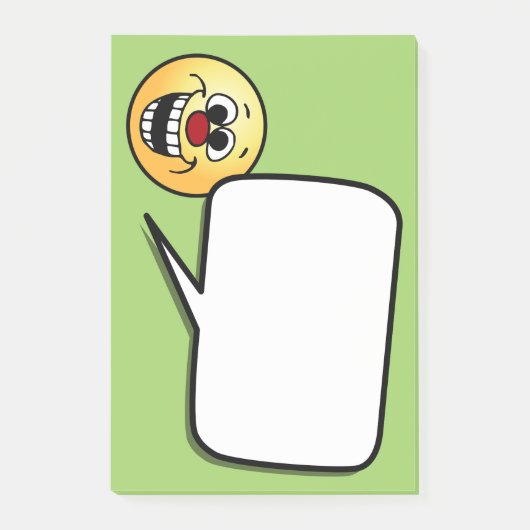 Geweldige Face Grumpey Post-it® Notes (Voorkant)