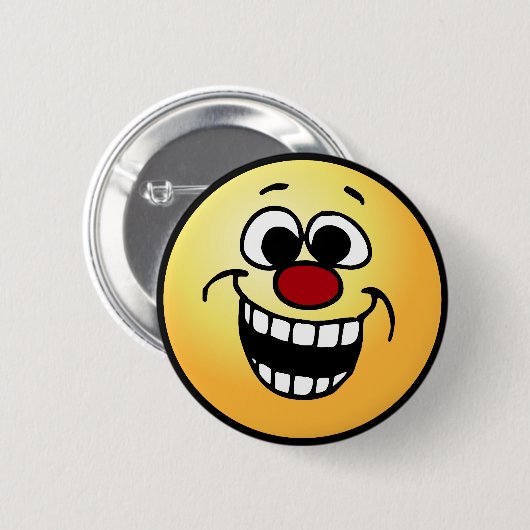 Geweldige Face Grumpey Ronde Button 5,7 Cm (Voorkant /achterkant)