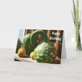 Geweldige Fancy Natuur van Gourds van Birthday Kaart (Voorkant)