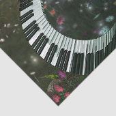 Geweldige fantasiepiano tissuepapier (Detail)