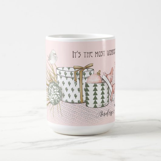 Geweldige feestdag kerst koffiemok (Center)