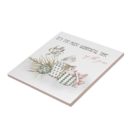 Geweldige feestdag kerst tegeltje (Zijkant)