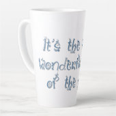 Geweldige feestdag latte mok (Linkerhoek)