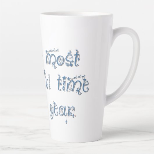 Geweldige feestdag latte mok (Rechts)