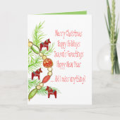 Geweldige Feestdagen Kaart (Voorkant)