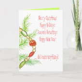 Geweldige Feestdagen Kaart (Voorkant)