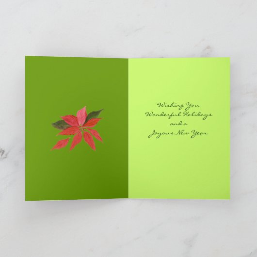 Geweldige Feestdagen Kaart (Binnen)