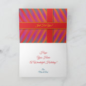 Geweldige feestdagen vouwkaart (Binnen)