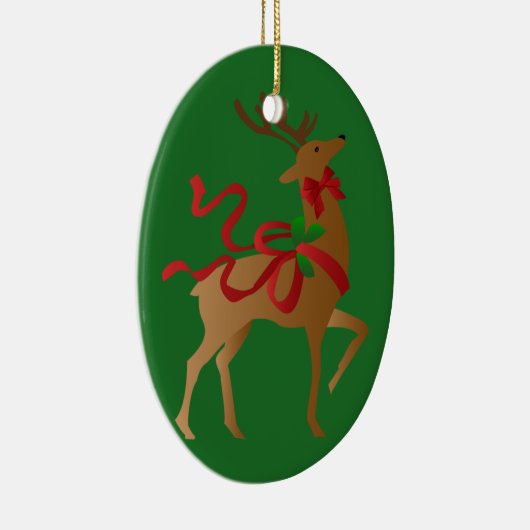 geweldige feestrendieren keramisch ornament (Rechts)