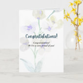 GEWELDIGE felicitatiekaart Kaart (Gele Bloem)