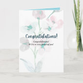 GEWELDIGE felicitatiekaart Kaart (Voorkant)