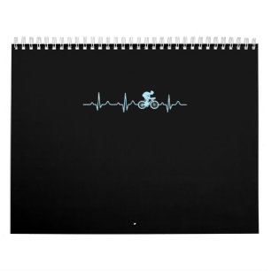 geweldige fietser hartslag mountainbikes kalender
