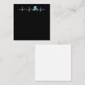 geweldige fietser hartslag mountainbikes notitiekaartje (Voorkant / Achterkant)