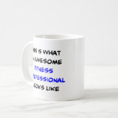 geweldige fitness professional koffiemok (Voorkant links)
