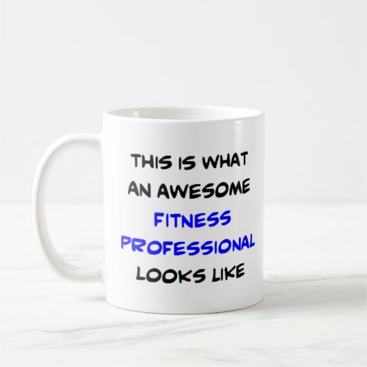 geweldige fitness professional koffiemok (Links)