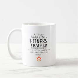 Geweldige fitness trainer moeilijk te vinden perso koffiemok