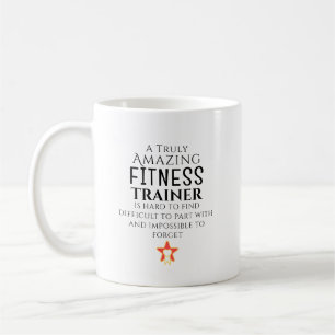 Geweldige fitness trainer moeilijk te vinden perso koffiemok