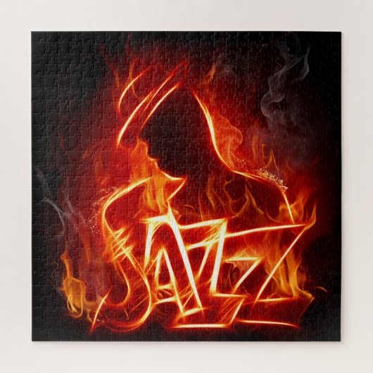 Geweldige Flaming Jazz Legpuzzel (Verticaal)
