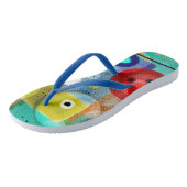 Geweldige FlipFlops Abstracte Kunst Teenslippers (Schuin)