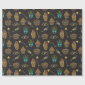 Geweldige Floral Pattern Cadeaupapier (Vlak)