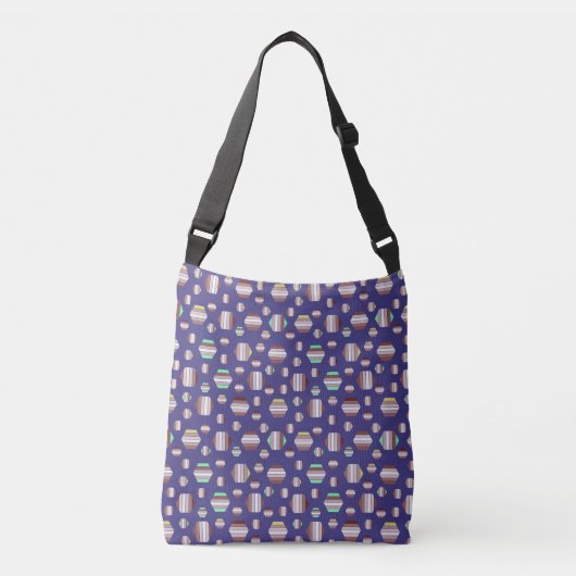 Geweldige Floral Pattern Crossbody Tas (Voorkant)