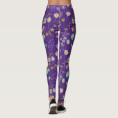 Geweldige Floral Pattern Leggings (Achterkant)