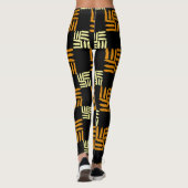 Geweldige Floral Pattern Leggings (Achterkant)
