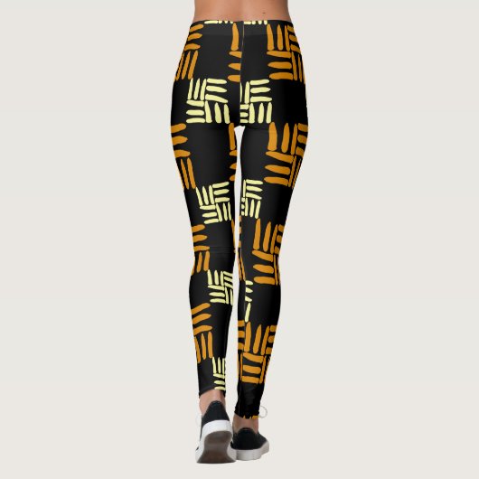 Geweldige Floral Pattern Leggings (Achterkant)