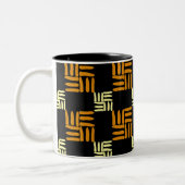 Geweldige Floral Pattern Tweekleurige Koffiemok (Links)