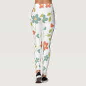 Geweldige Florale Leggings voor vrouwen (Achterkant)