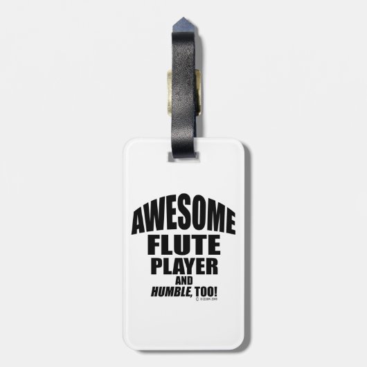 Geweldige Flute Player-Bagagelabel Bagagelabel (Achterkant verticaal)
