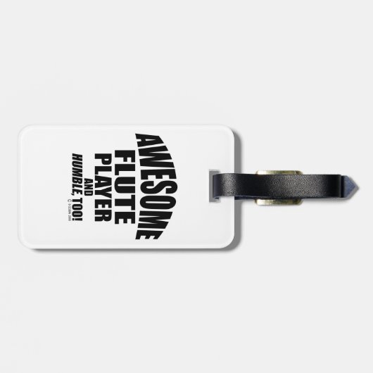 Geweldige Flute Player-Bagagelabel Bagagelabel (Achterkant horizontaal)