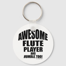 Geweldige Flute Player Sleutelhanger