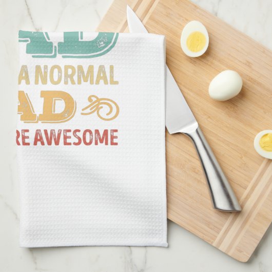 Geweldige Flying Fathers Day Funny Gift Theedoek (Quarter Fold)